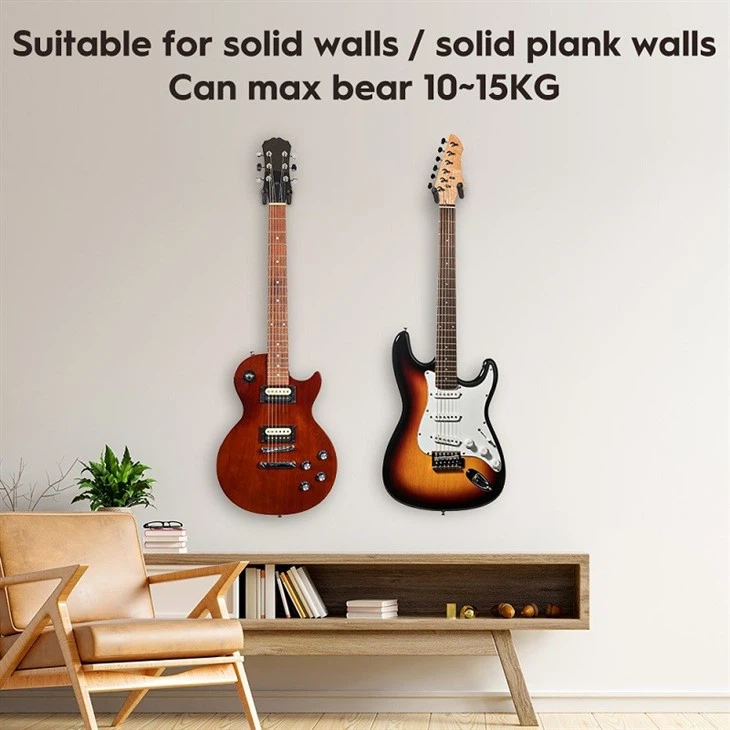 Wooden Guitar Wall Hanger